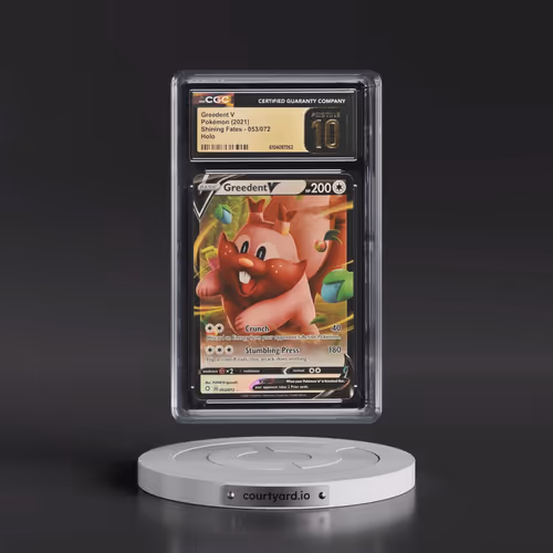 2021 Shining Fates #053/072 Greedent V - Holo (CGC 10 PRISTINE)