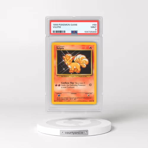1999 Pokémon Game #68 Vulpix (PSA 9 MINT)