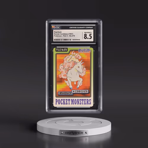 1997 (Pocket Monsters on Bottom) Part 3 #078 Rapidash (CGC 8.5 NM-MT+)