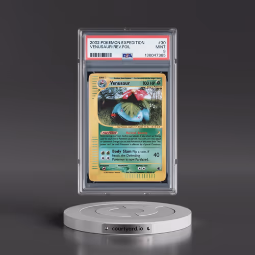 2002 Pokémon Expedition #30 Venusaur - Reverse Foil (PSA 9 MINT)
