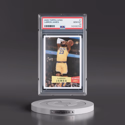 2025 Topps Living #1 LeBron James (PSA 10 GEM MINT)