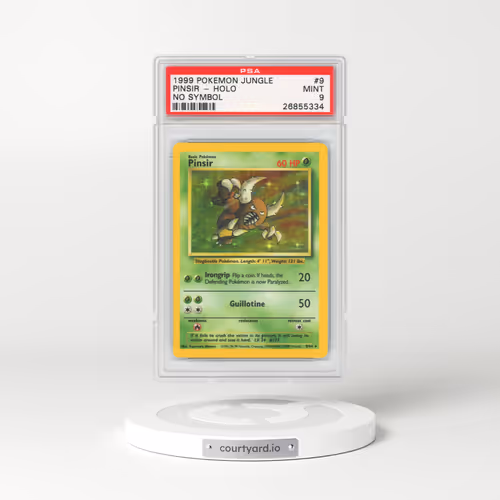 1999 Jungle #9 Pinsir - Holo No Symbol (PSA 9 MINT)
