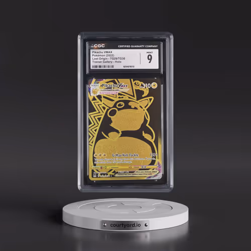 2022 Lost Origin #TG29/TG30 Pikachu VMAX - Trainer Gallery Holo (CGC 9 MINT)
