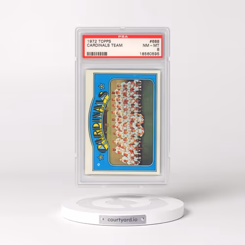 1972 Topps #688 Cardinals Team (PSA 8 NM-MT)