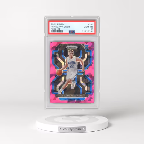 2021 Panini Prizm #310 Franz Wagner - Pink Ice (PSA 10 GEM MINT)