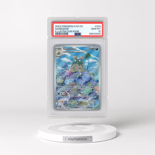 2023 Pokémon Par EN-Paradox Rift #204 Garbodor - Illustration Rare (PSA 10 GEM MINT)