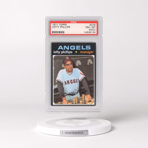 1971 Topps #279 Lefty Phillips (PSA 8 NM-MT)