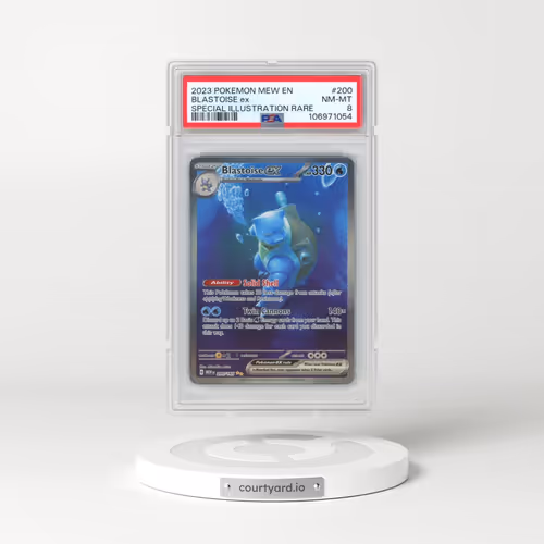 2023 Pokémon Mew EN-151 #200 Blastoise EX - Holo Special Illustration Rare (PSA 8 NM-MT)