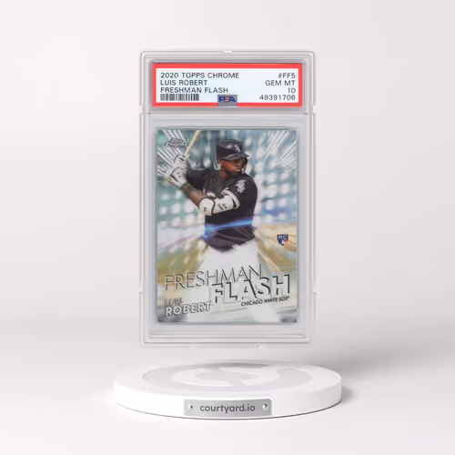 2020 Topps Chrome Freshman Flash #FF5 Luis Robert (PSA 10 GEM MINT)