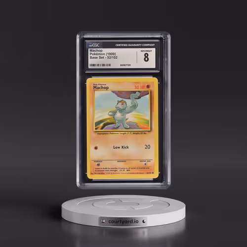 1999 Base Set #52/102 Machop (CGC 8 NM-MT)