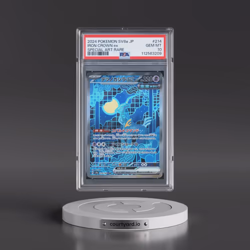 2024 Pokémon Sv8a-Terastal Fest EX #214 Iron Crown EX - Holo Special Art Rare (PSA 10 GEM MINT)