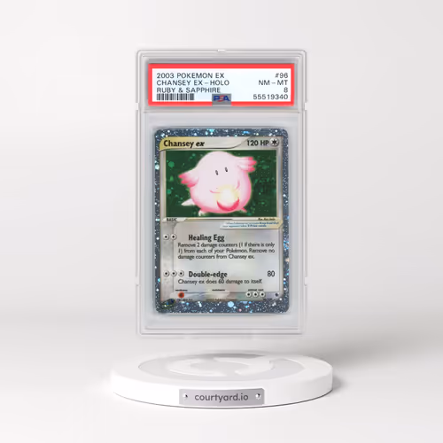 2003 Pokémon EX Ruby & Sapphire #96 Chansey EX - Holo Holo (PSA 8 NM-MT)