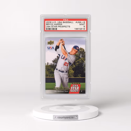 2009 Upper Deck USA Baseball USA Star Prospects #USA8 Bryce Harper (PSA 9 MINT)