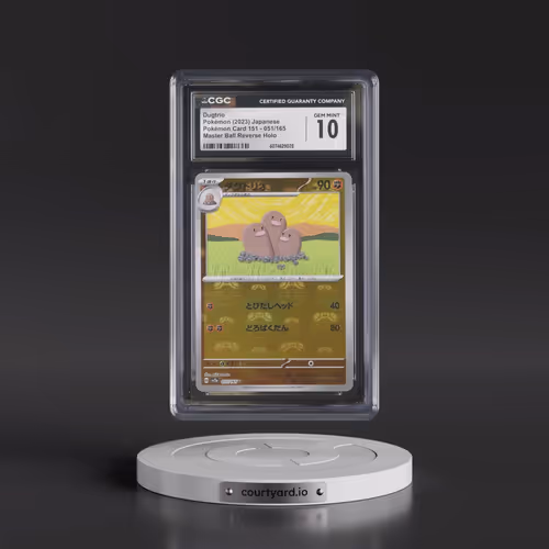 2023 Pokémon Sv2a-Pokémon 151 #051 Dugtrio - Reverse Holo Master Ball (CGC 10 GEM MINT)