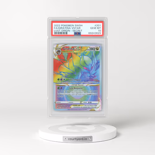 2022 Pokémon Sword & Shield Lost Origin #201 Giratina Vstar - Full Art Secret (PSA 10 GEM MINT)