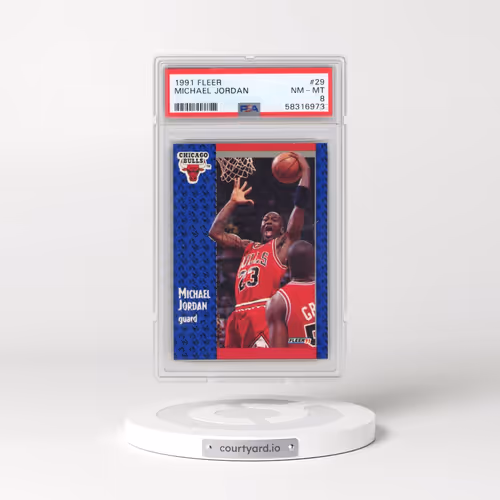 1991 Fleer #29 Michael Jordan (PSA 8 NM-MT)