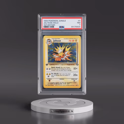 1999 Pokémon Jungle #4 Jolteon - 1st Edition Holo (PSA 7 NM)
