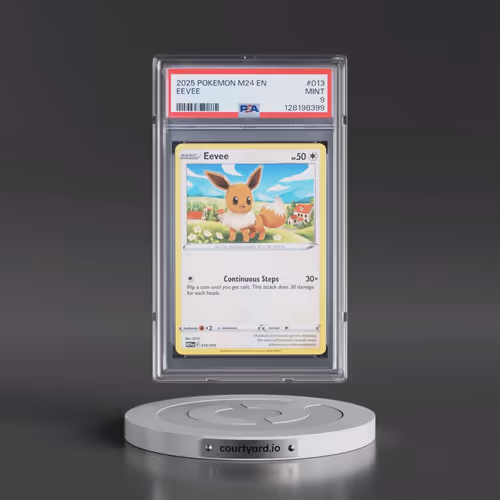 2025 Pokémon M24 EN-Mcdonald's Collection #013 Eevee (PSA 9 MINT)