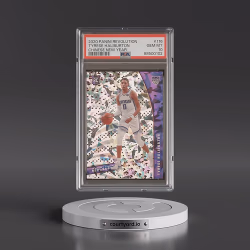 2020 Panini Revolution #116 Tyrese Haliburton - Chinese New Year (PSA 10 GEM MINT)