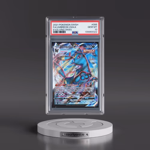 2021 Pokémon Sword & Shield Evolving Skies #095 Umbreon Vmax - Full Art (PSA 10 GEM MINT)