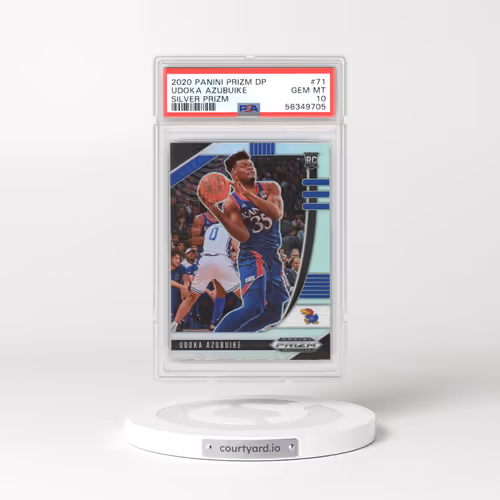 2020 Panini Prizm Draft Picks #71 Udoka Azubuike - Silver Prizm (PSA 10 GEM MINT)