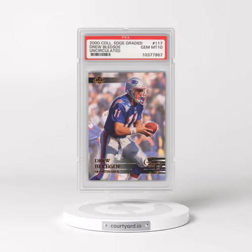 2000 Collector's Edge Graded #117 Drew Bledsoe - Uncirculated (PSA 10 GEM MINT)