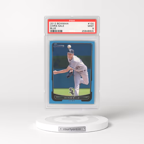 2012 Bowman #100 Chris Sale - Blue (PSA 9 MINT)