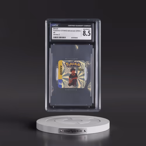 2003 Pokémon STAKS Advanced (2003 Panini) - English #E Brock - Series 2 (CGC 8.5 NM-MT+)