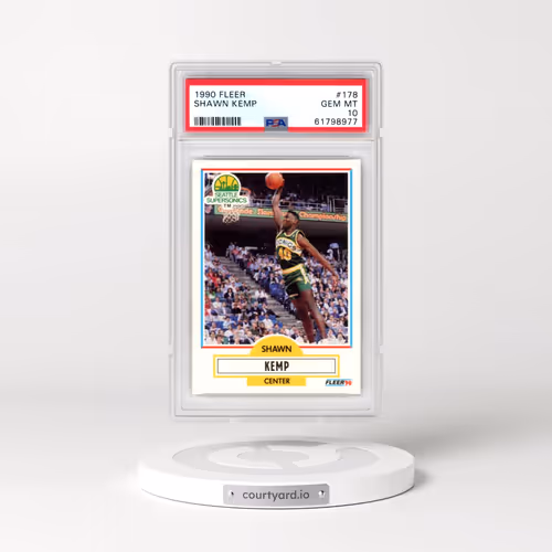 1990 Fleer #178 Shawn Kemp (PSA 10 GEM MINT)