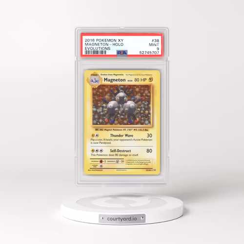 2016 Evolutions #38 Magneton - Holo (PSA 9 MINT)