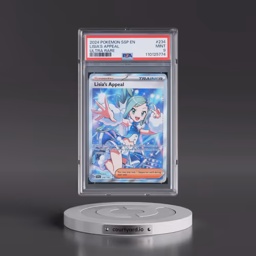 2024 Pokémon Ssp EN-Surging Sparks #234 Lisia's Appeal - Ultra Rare (PSA 9 MINT)