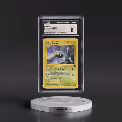 1999 Fossil #34/62 Golbat (CGC 8 NM-MT)