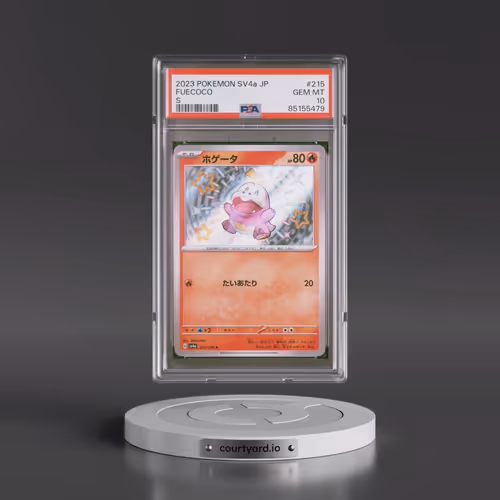 2023 Pokémon Sv4a-Shiny Treasure EX #215 Fuecoco - S (PSA 10 GEM MINT)