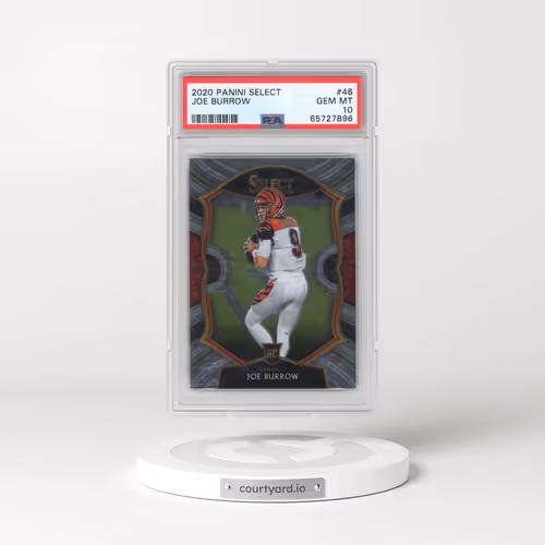 2020 Panini Select #46 Joe Burrow (PSA 10 GEM MINT)