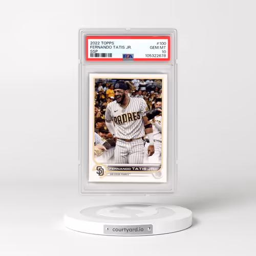 2022 Topps #100 Fernando Tatis Jr. - Ssp (PSA 10 GEM MINT)