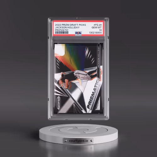 2022 Panini Prizm Draft Picks Prizmatic #PZJH Jackson Holliday (PSA 10 GEM MINT)