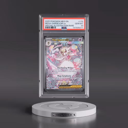2025 Pokémon Meg EN-Mega Evolution #178 Mega Gardevoir EX - Holo Special Illustration Rare (PSA 10 G