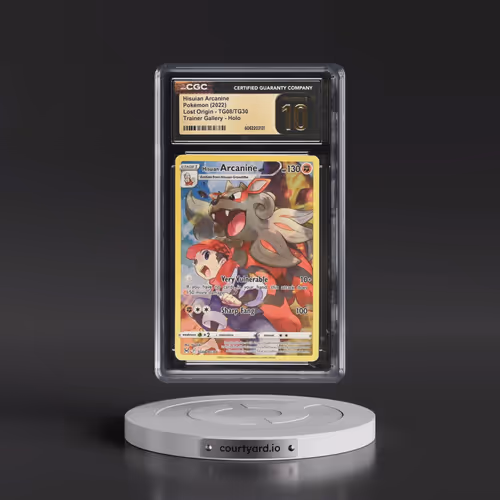 2022 Lost Origin #TG08/TG30 Hisuian Arcanine - Trainer Gallery Holo (CGC 10 PRISTINE)