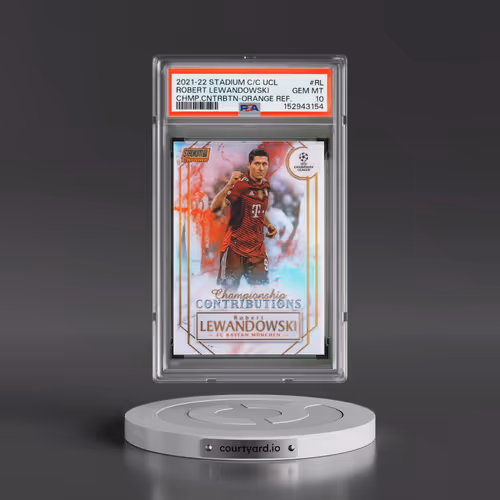2021-22 Topps Stadium Club Chrome UEFA Champions League Championship Contributions #RL Robert Lewand