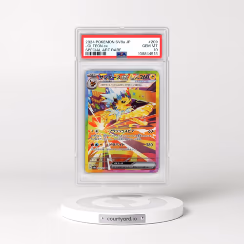 2024 Pokémon Sv8a-Terastal Fest EX #209 Jolteon EX - Holo Special Art Rare (PSA 10 GEM MINT)