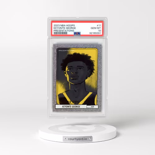 2023 Panini NBA Hoops Presentations #11 Keyonte George (PSA 10 GEM MINT)