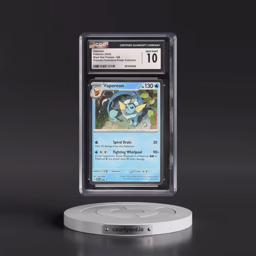 2023 Black Star Promos - Scarlet & Violet SVP EN #168 Vaporeon - Prismatic Evolutions Poster Collect