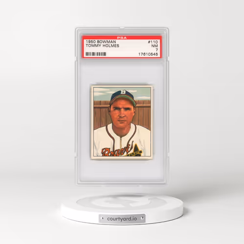 1950 Bowman #110 Tommy Holmes (PSA 7 NM)