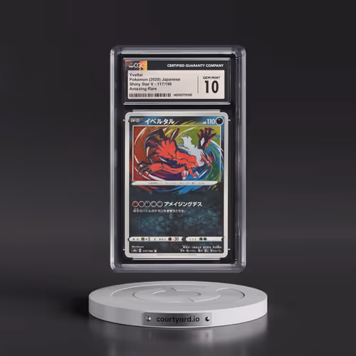 2020 Shiny Star V #117/190 Yveltal - Amazing Rare Holo (CGC 10 GEM MINT)