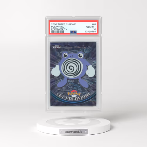 2000 Chrome Series 1 #61 Poliwhirl - Chrome (Topps Chrome Stamp on Front of Card) (PSA 10 GEM MINT)
