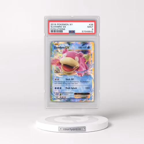 2016 Pokémon XY Evolutions #26 Slowbro EX - Holo (PSA 9 MINT)