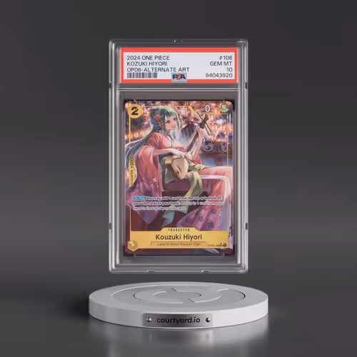 2024 One Piece OP06-Wings of the Captain #106 Kozuki Hiyori - Alternate Art (PSA 10 GEM MINT)