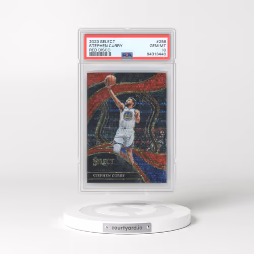 2023 Panini Select #256 Stephen Curry - Red Disco (PSA 10 GEM MINT)