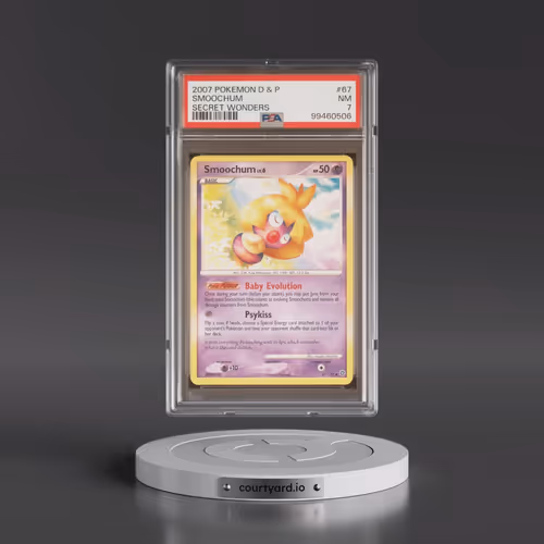 2007 Pokémon Diamond & Pearl Secret Wonders #67 Smoochum (PSA 7 NM)