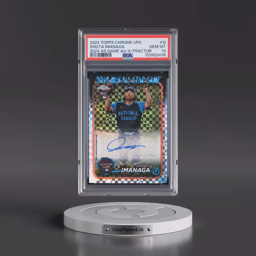 2024 Topps Chrome Update 2024 All-Star Game Autographs #SI Shota Imanaga - X-Fractor (PSA 10 GEM MIN